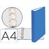 Carpeta De 4 Anillas 30Mm Redondas Exacompta Din A4 Carton Forrado Azul Claro