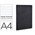 Libreta Age-Bag Tapa Cartulina Lomo Cosido Rayado Horizontal 96 Hojas Color Negro 210X297 Mm