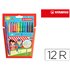 Rotulador Stabilo Power Caja De 12 Unidades Colores Surtidos