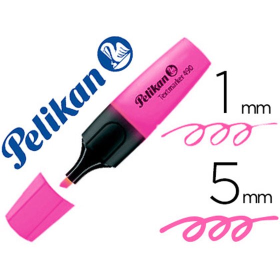 Rotulador Pelikan Fluorescente Textmarker 490 Rosa