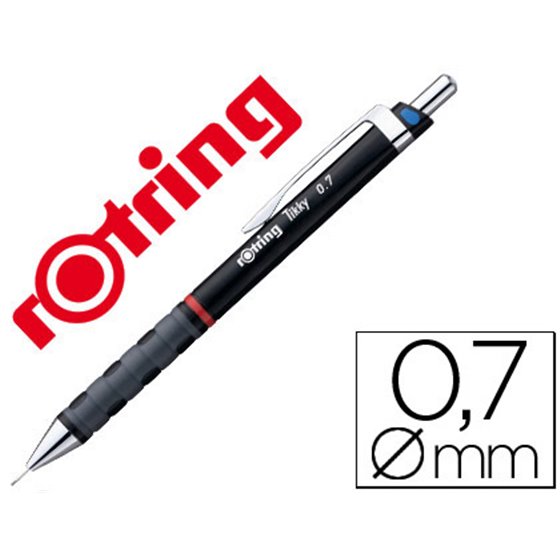 Portaminas Rotring Tikky 0,7 Mm Negro