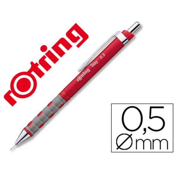 Portaminas Rotring Tikky 0,5 Mm Rojo