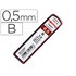 Minas Rotring Grafito 0,5 Mm B Estuche De 12 Minas