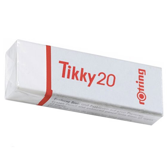 Goma Rotring Tikky 20 Blanca