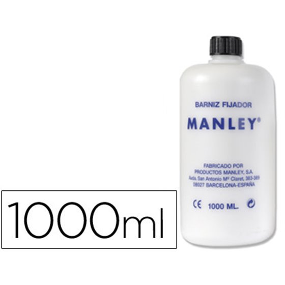 Barniz Fijativo Manley Acabado Brillante Bote De 1000Ml