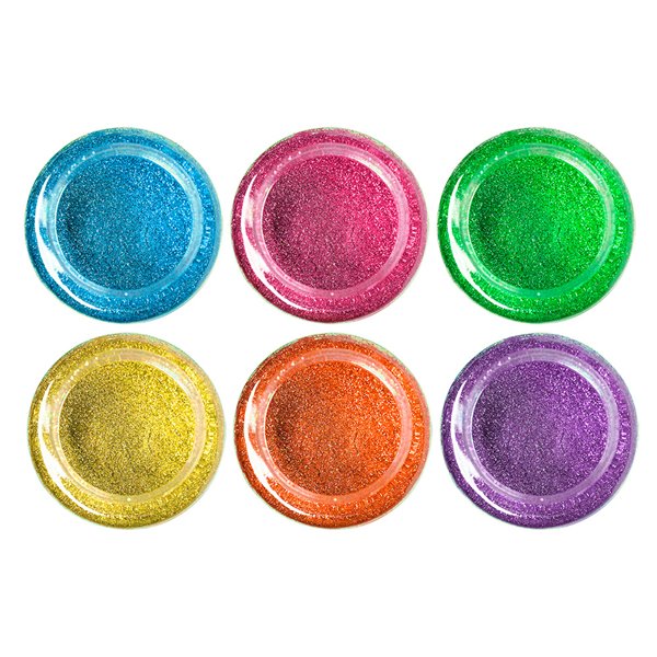 Purpurina Liderpapel Fantasia Colores Metalicos Pasteles Surtidos Bote De 250 Gr