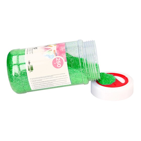 Purpurina Liderpapel Fantasia Color Metalico Verde Pastel Bote De 250 Gr