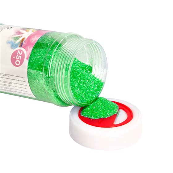 Purpurina Liderpapel Fantasia Color Metalico Verde Pastel Bote De 250 Gr