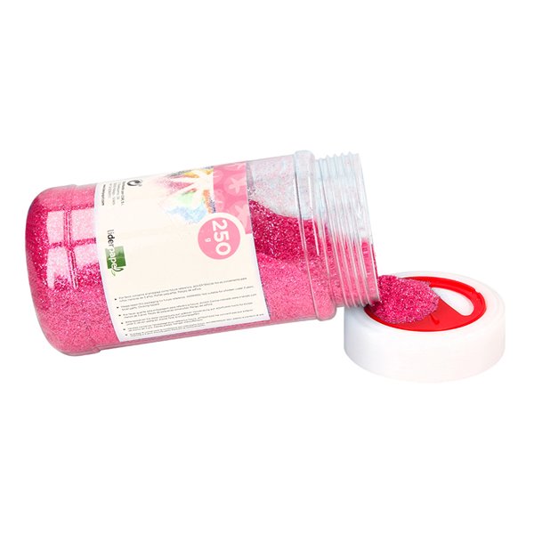 Purpurina Liderpapel Fantasia Color Metalico Rosa Pastel Bote De 250 Gr