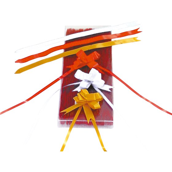 Cinta Para Hacer Lazos Rojo 13 Mm Automatico Unidad