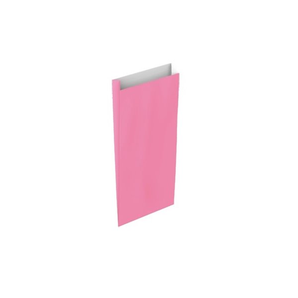 Sobre Papel Basika Celulosa Rosa Con Fuelle Xs 120X250X30 Mm Paquete De 25 Unidades