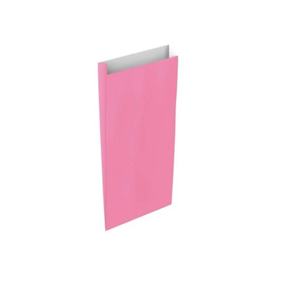 Sobre Papel Basika Celulosa Rosa Con Fuelle S 150X300X60 Mm Paquete De 25 Unidades