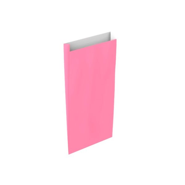 Sobre Papel Basika Celulosa Rosa Con Fuelle M 200X350X60 Mm Paquete De 25 Unidades