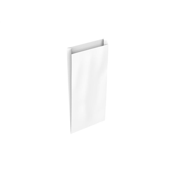 Sobre Papel Basika Celulosa Blanco Con Fuelle S 150X300X60 Mm Paquete De 25 Unidades