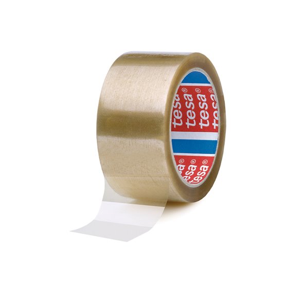 Cinta Adhesiva Tesa Pp Transparente 66 Mt X 50 Mm Para Embalaje