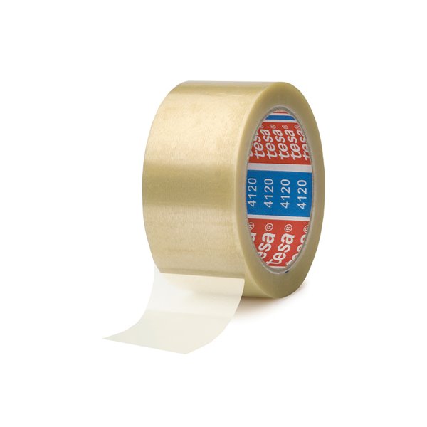 Cinta Adhesiva Tesa Pvc Transparente 66 Mt X 50 Mm Para Embalaje