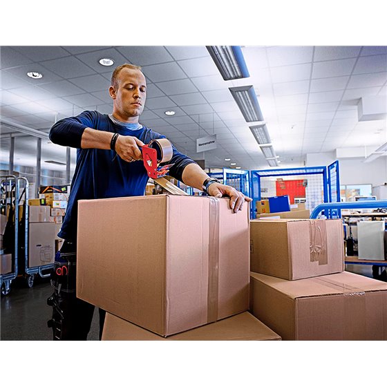 Cinta Adhesiva Tesa Pvc Transparente 66 Mt X 50 Mm Para Embalaje