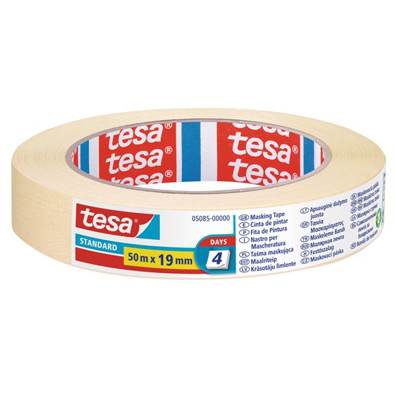 Cinta Adhesiva Tesa Para Pintor 50 Mt X 19 Mm