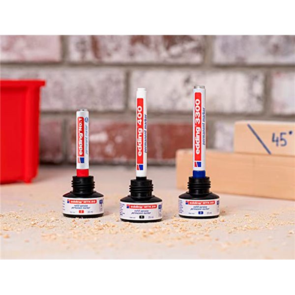 Tinta Rotulador Edding Mtk25 Con Sistema Capilar Color Azul Bote 25 Ml