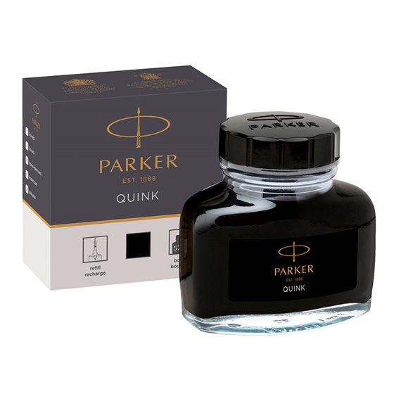 Tinta Estilografica Parker Negra Bote 57 Ml