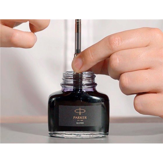 Tinta Estilografica Parker Negra Bote 57 Ml