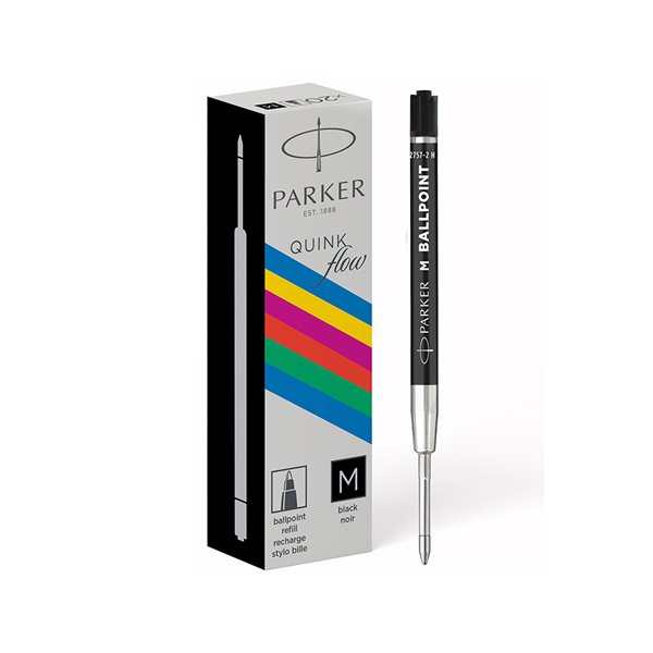 Recambio Boligrafo Parker Originals Economico Negro Punta Media