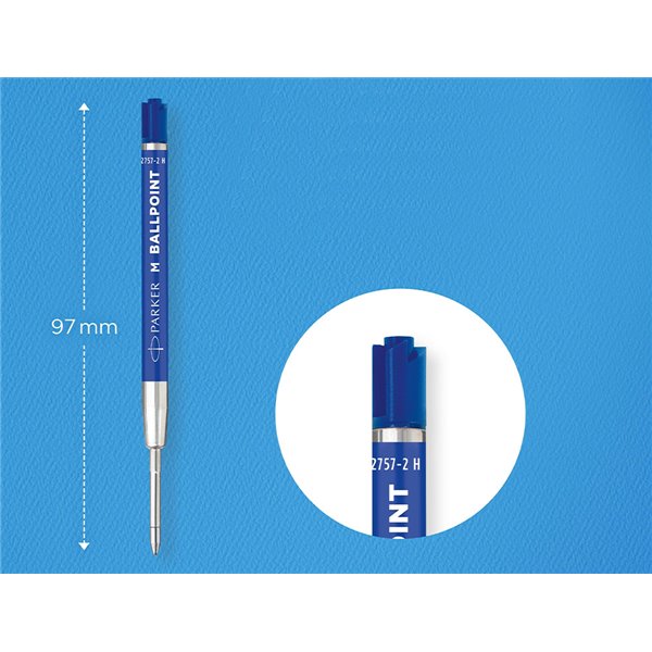 Recambio Boligrafo Parker Originals Economico Azul Punta Media
