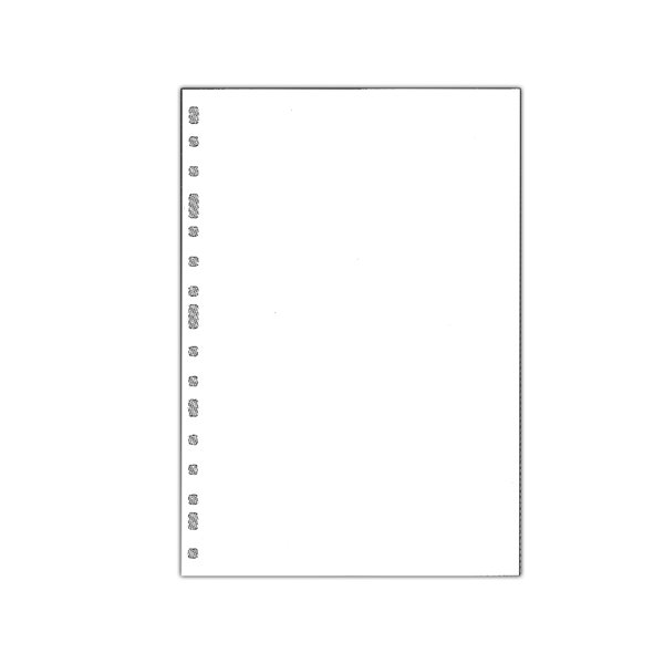 Recambio Multifin 3002 Cuarto Natural Liso Blanco