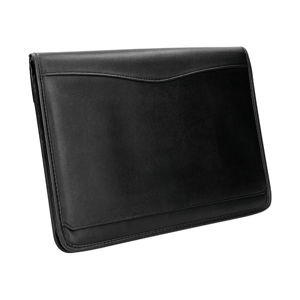 Carpeta Portafolios Cremallera Con Bolsa Para Movil Y Tarjetero Color Negro 260X355 Mm