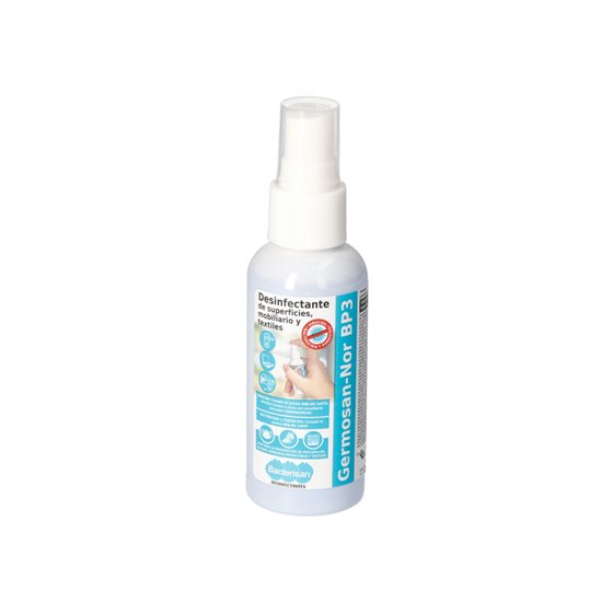 Limpiador Higienizante Desinfectante Germosan Bp3 Para Superficies Y Mobiliario Bote Pulverizador 60 Ml