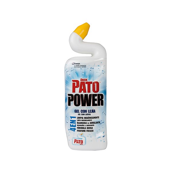 Limpiador De Inodoro Pato Formula 4 En Uno Gel Con Lejia 750 Ml