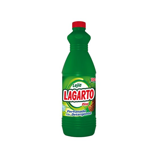Lejia Con Detergente Lagarto Pino Botella De 1,5 L
