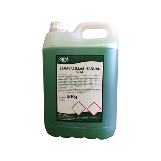 Lavavajillas Dahi Manual Garrafa De 5 Litros