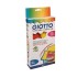 Témpera Escolar GIOTTO 40ml Caja x 7 Colores + 1 De Regalo
