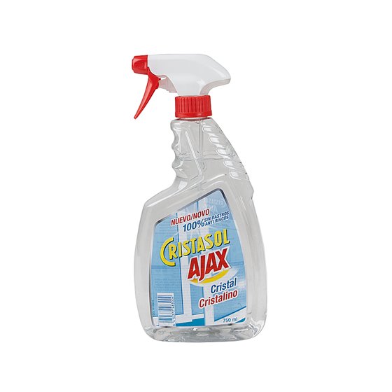 Limpiacristales Liquido Ajax Cristalino Con Pistola Pulverizadora 750 Ml