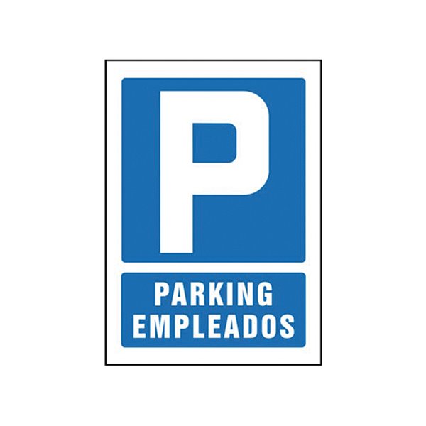 Pictograma Syssa Señal De Parking Empleados En Pvc 210X297 Mm