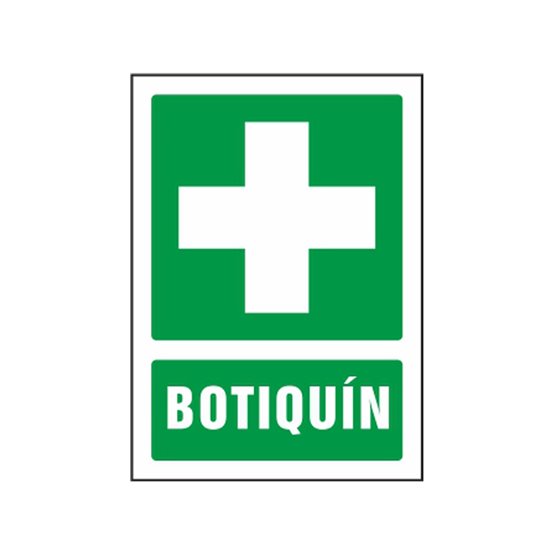 Pictograma Syssa Señal De Botiquin En Pvc 210X297 Mm