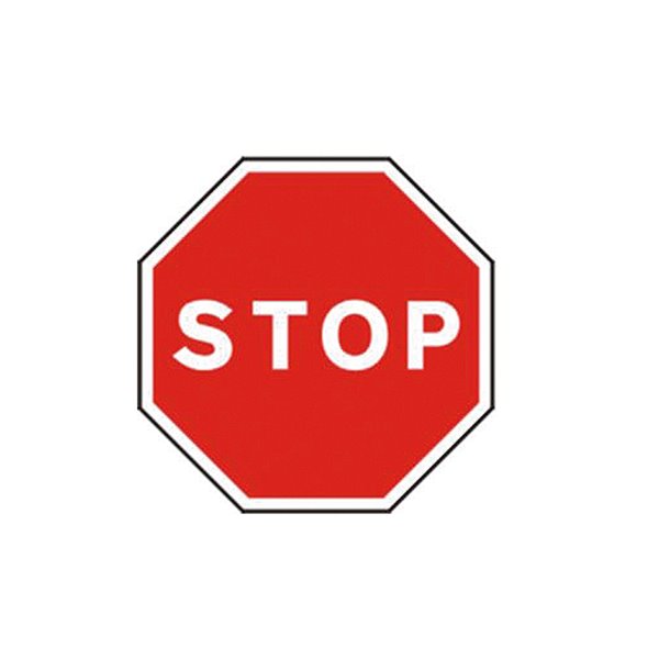 Pictograma Syssa Señal Vial Stop En Acero Galvanizado 500 Mm