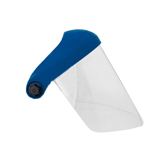 Pantalla Para Casco Faru A20C Con Visera Y Protector Barbilla Azul 200X300 Mm