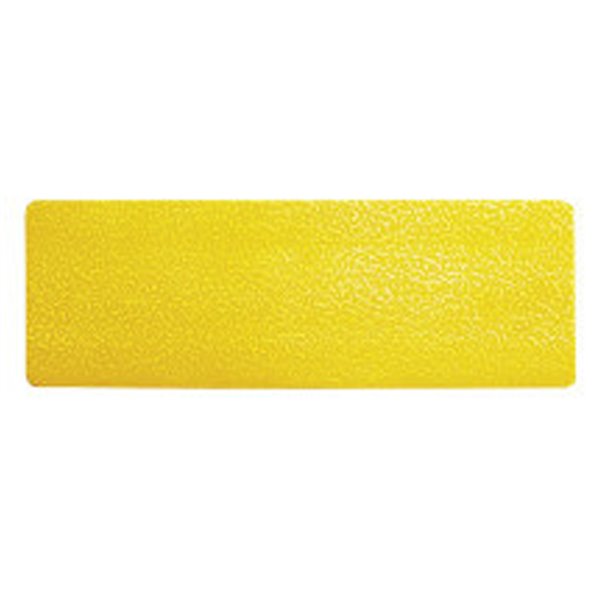Simbolo Adhesivo Durable Pvc Forma De Linea Para Delimitacion Suelo Amarillo 150X50X0,7 Mm Pack De 10