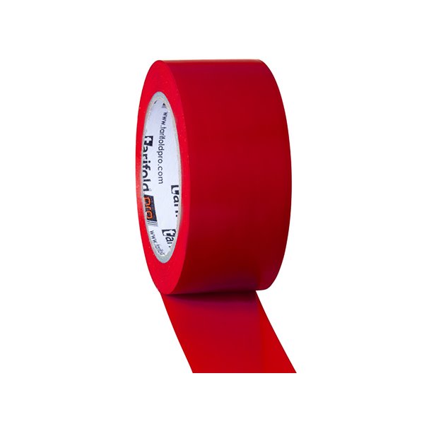 Cinta Adhesiva Tarifold Para Marcaje Y Señalizacion De Suelo 33 Mt X 50 Mm Color Rojo
