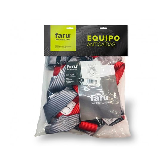 Arnes Anticaidas Faru Dorsal Y Esternal Basico Con Enganche Cincha 45 Mm