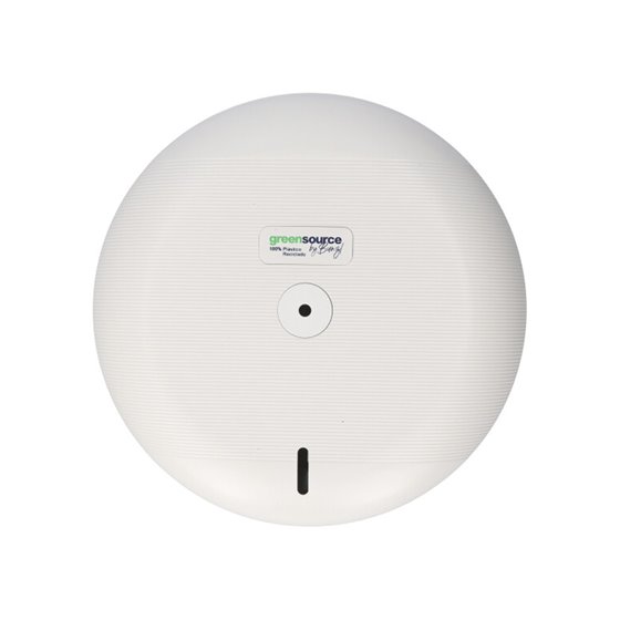 Dispensador Papel Higienico Industrial Greensource Extraccion Central Compacto Fabricado En Abs Blanco
