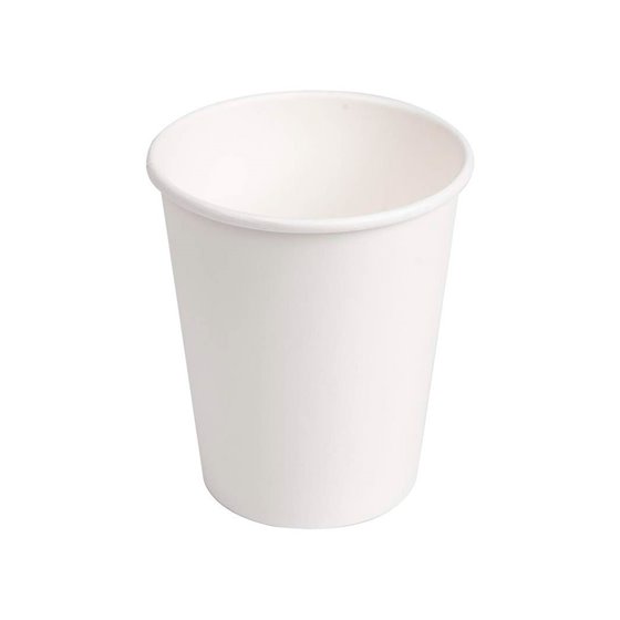 Vaso De Carton Biodegradable Blanco 290 Cc Paquete De 50 Unidades
