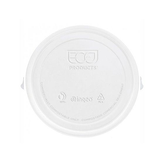 Tapa De Plastico Biodegradable Para Vaso De 195/220 Cc Paquete De 100 Unidades