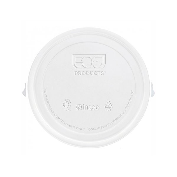 Tapa De Plastico Biodegradable Para Vaso De 195/220 Cc Paquete De 100 Unidades