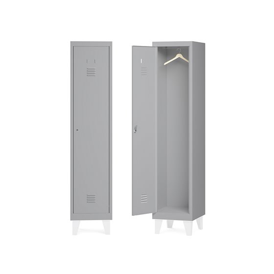 Taquilla Metalica Rocada 300 1 Modulo Puerta Gris 330X500X1800 Mm