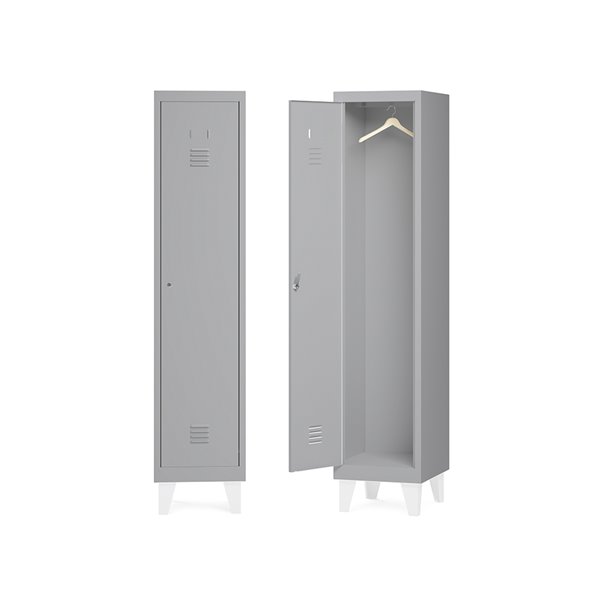 Taquilla Metalica Rocada 300 1 Modulo Puerta Gris 330X500X1800 Mm