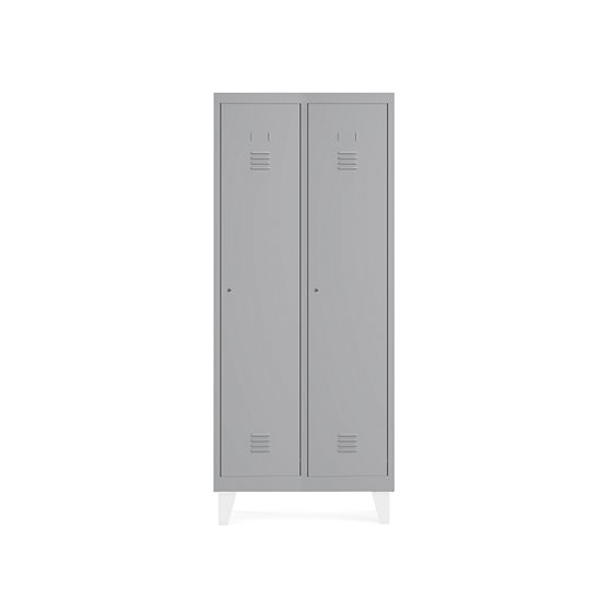 Taquilla Metalica Rocada 400 2 Modulos X 1 Puerta Gris 820X500X1800 Mm