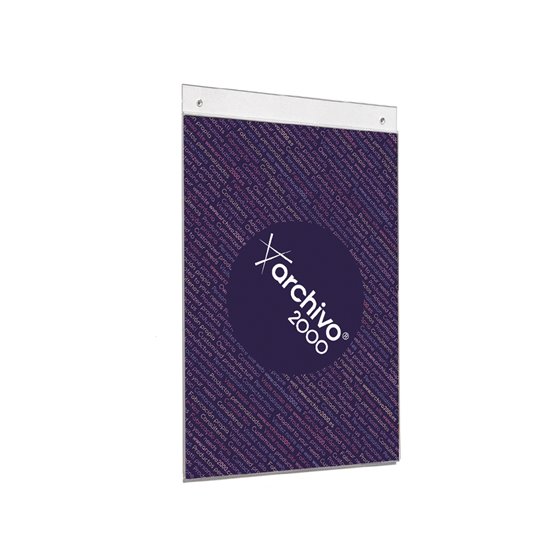 Expositor Mural Archivo 2000 Con Taladros Ultra Transparente Din A4 Vertical 210X325 Mm